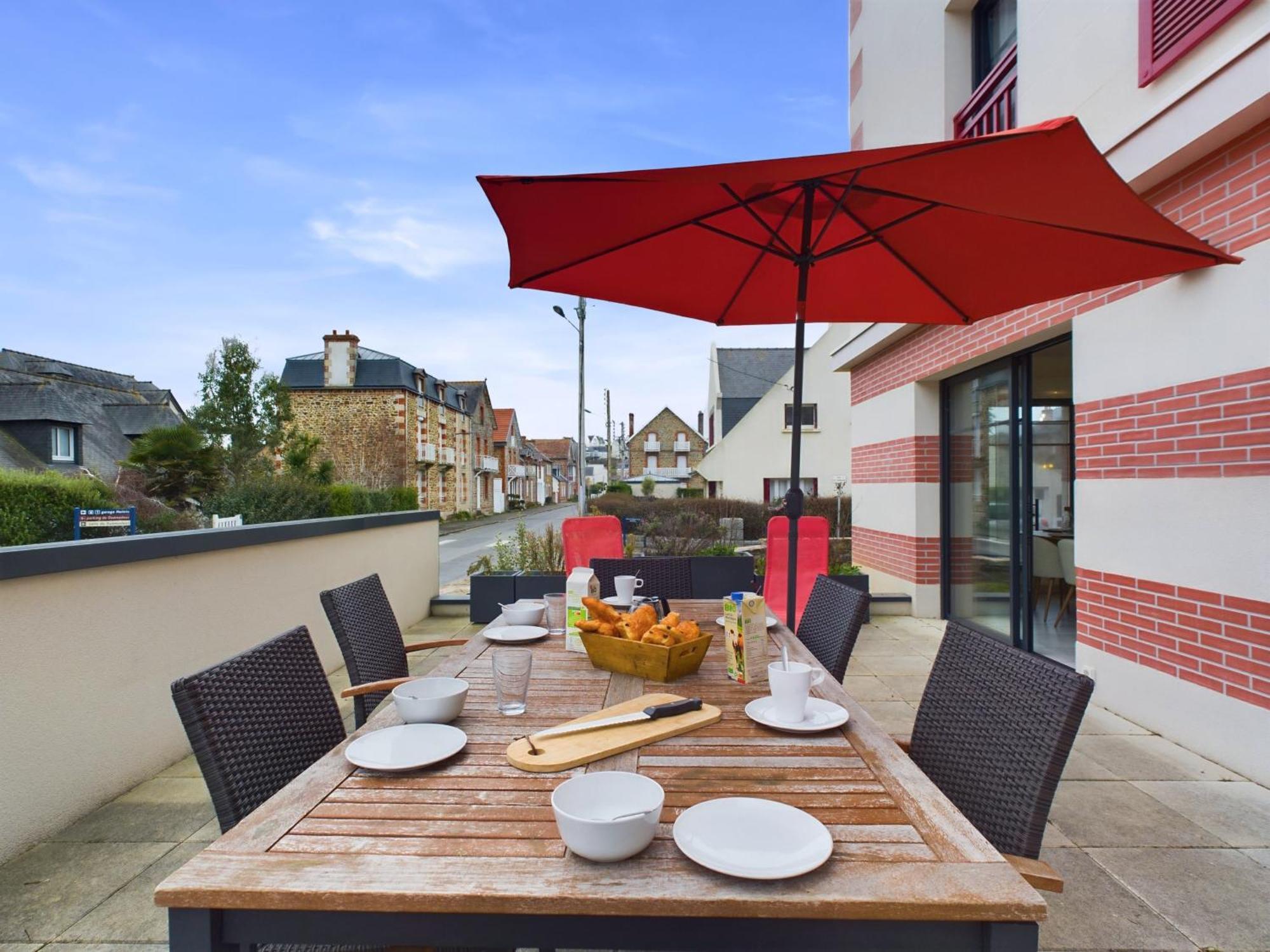 50M De La Plage - Terrasse - 3 Adultes Et 3 Enfants Pleneuf-Val-Andre Exteriér fotografie