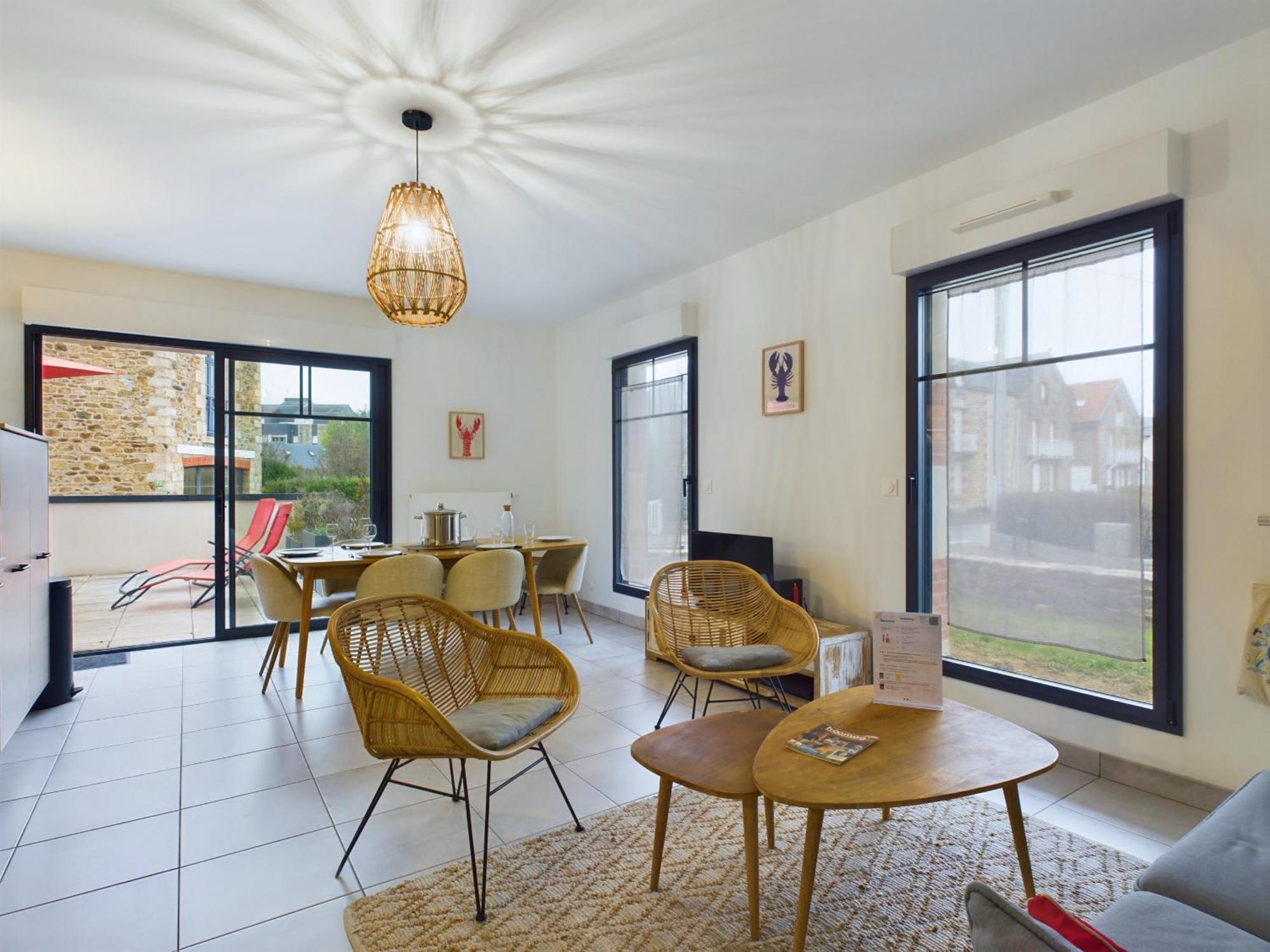 50M De La Plage - Terrasse - 3 Adultes Et 3 Enfants Pleneuf-Val-Andre Exteriér fotografie